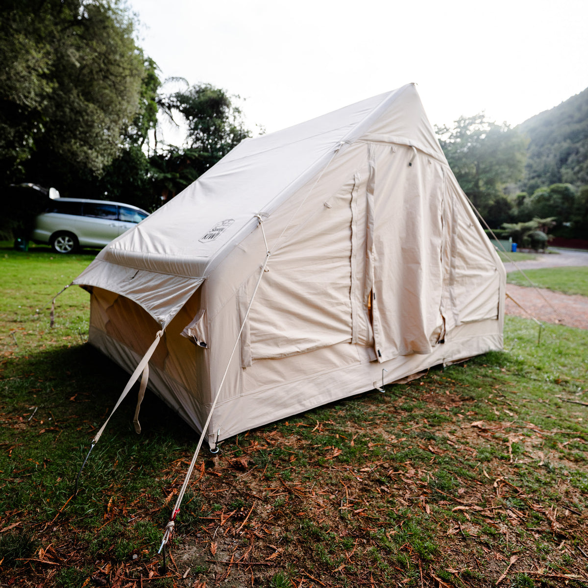 Inflatable Canvas tent – Steezy Kiwi