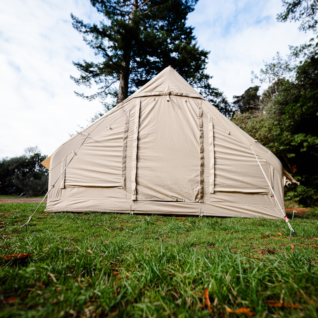 Inflatable Canvas tent – Steezy Kiwi