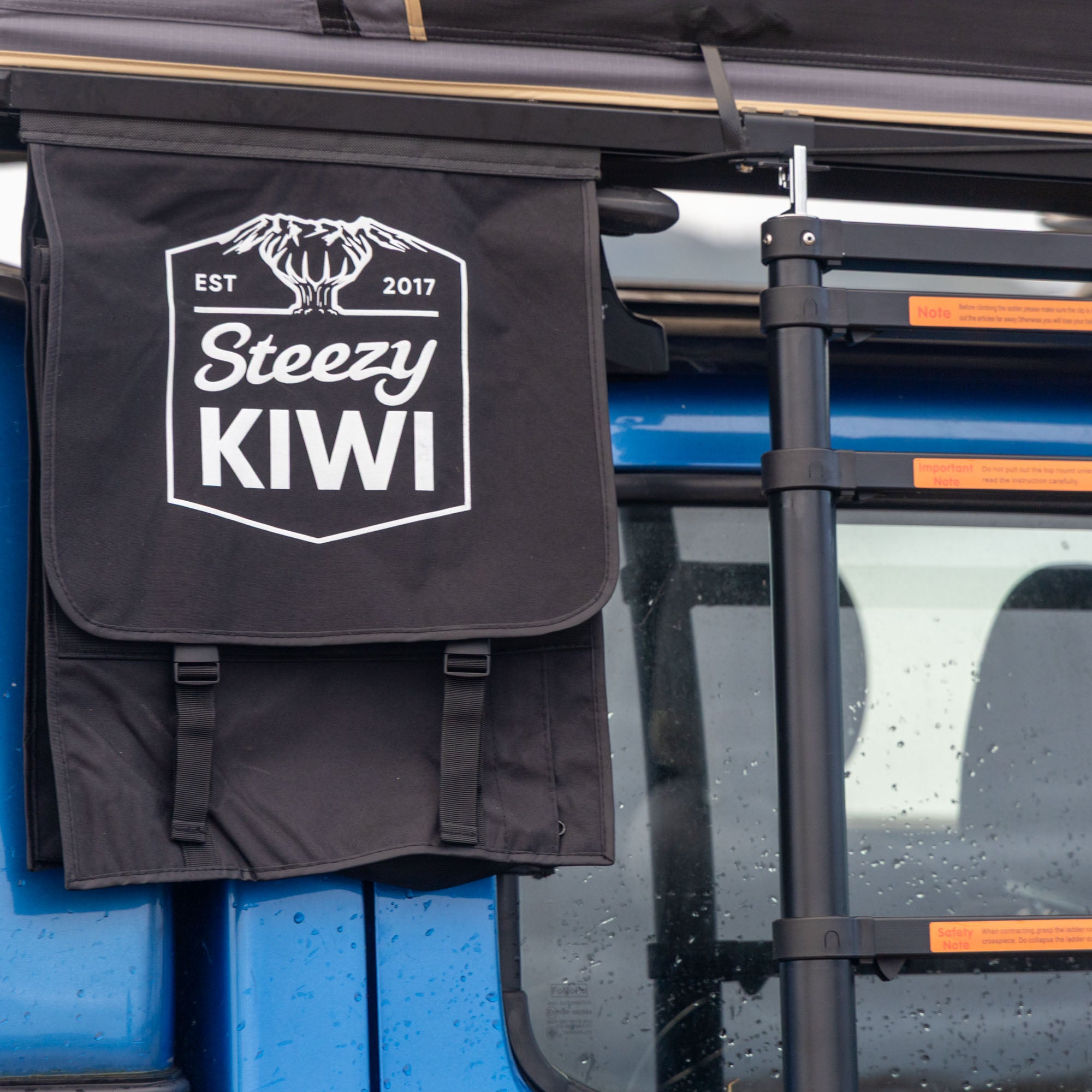 Steezy kiwi hardshell rooftop tent extra large shoe bag