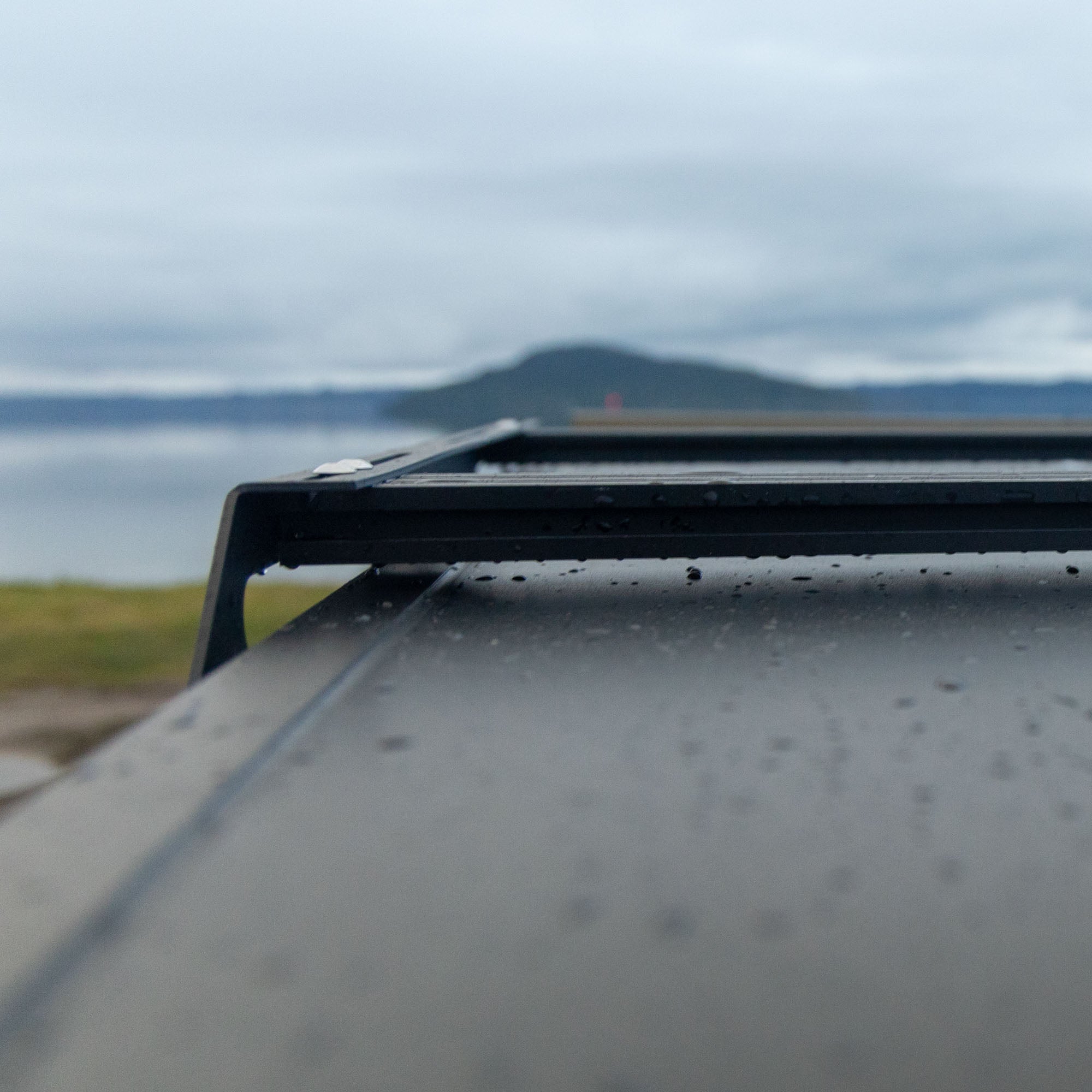 New Zealand hardshell rooftop tent with panoramic windows